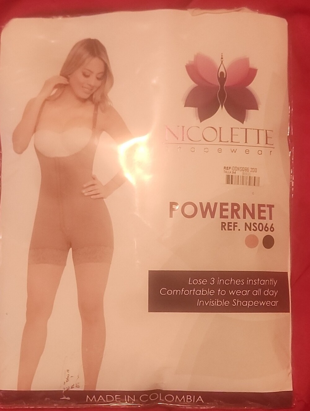 Nicolette Powernet Faja Shapewear Bodysuit - Nude/Tan